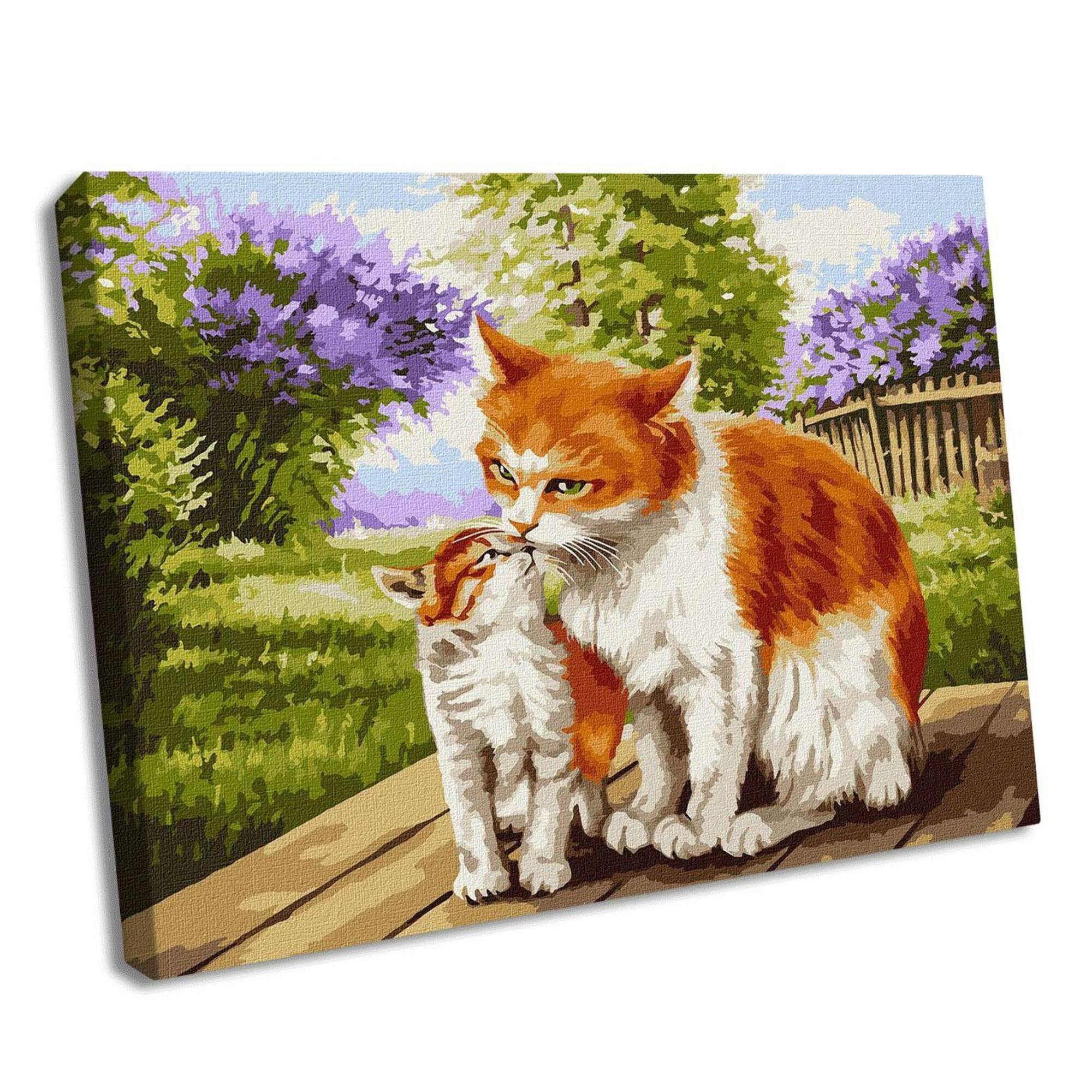 Ideyka Mother's Warmth Painting by Numbers Kit